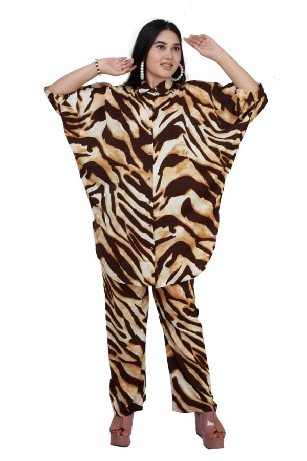 Animal Print Women Co-Ord Set with Matching pant
